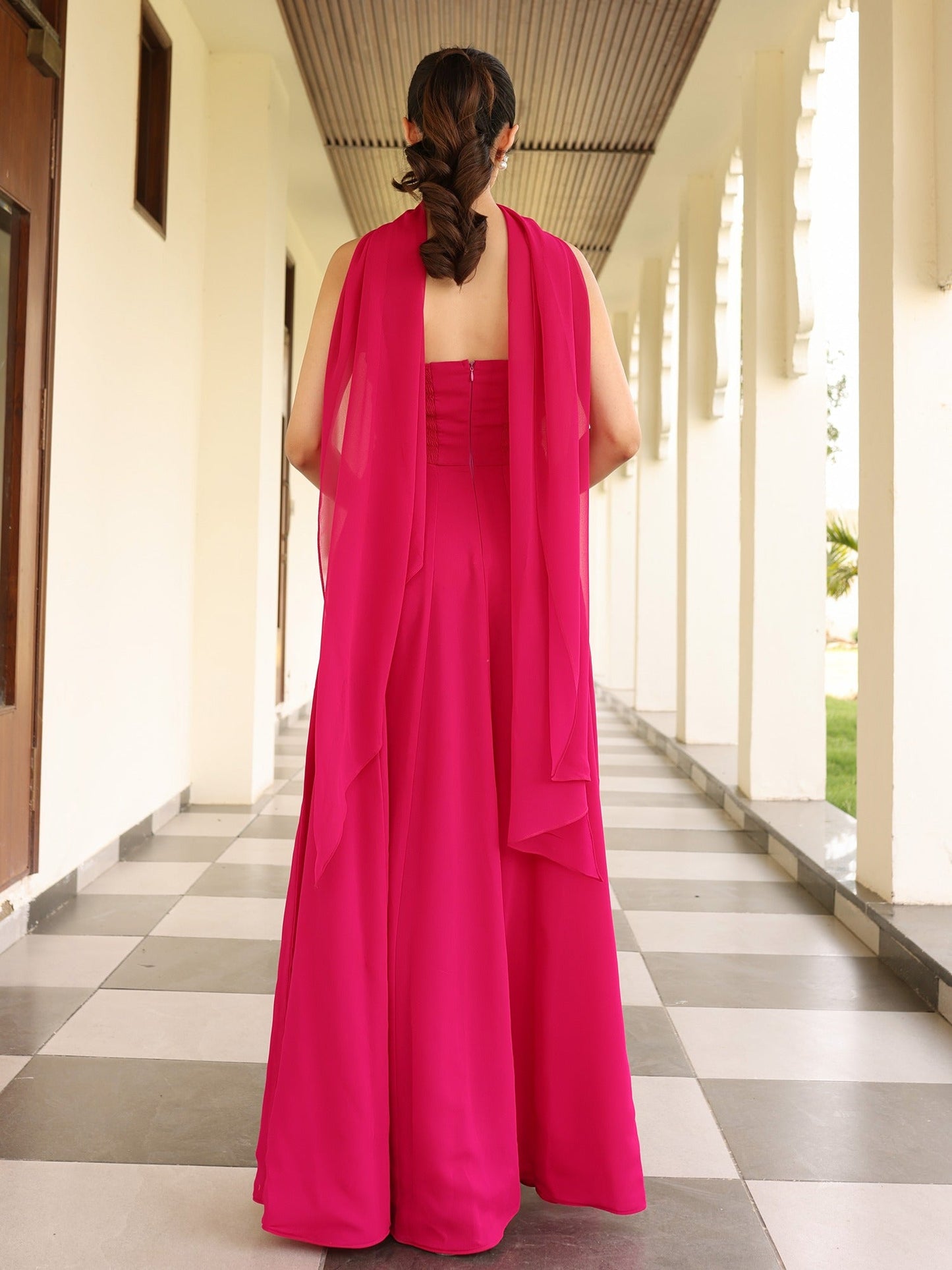 Romantic Rush Scarf Dress