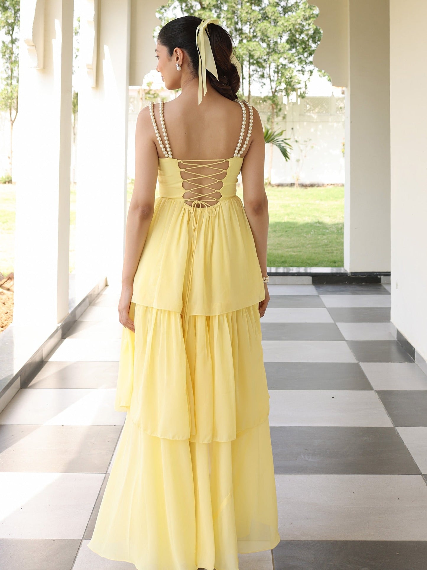 ButterScotch Icecream Asymmetric Dress