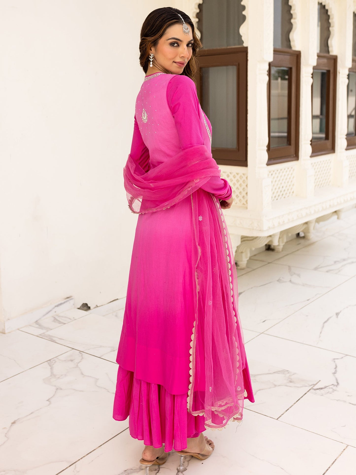 Sitaara Pink Anarkali Set