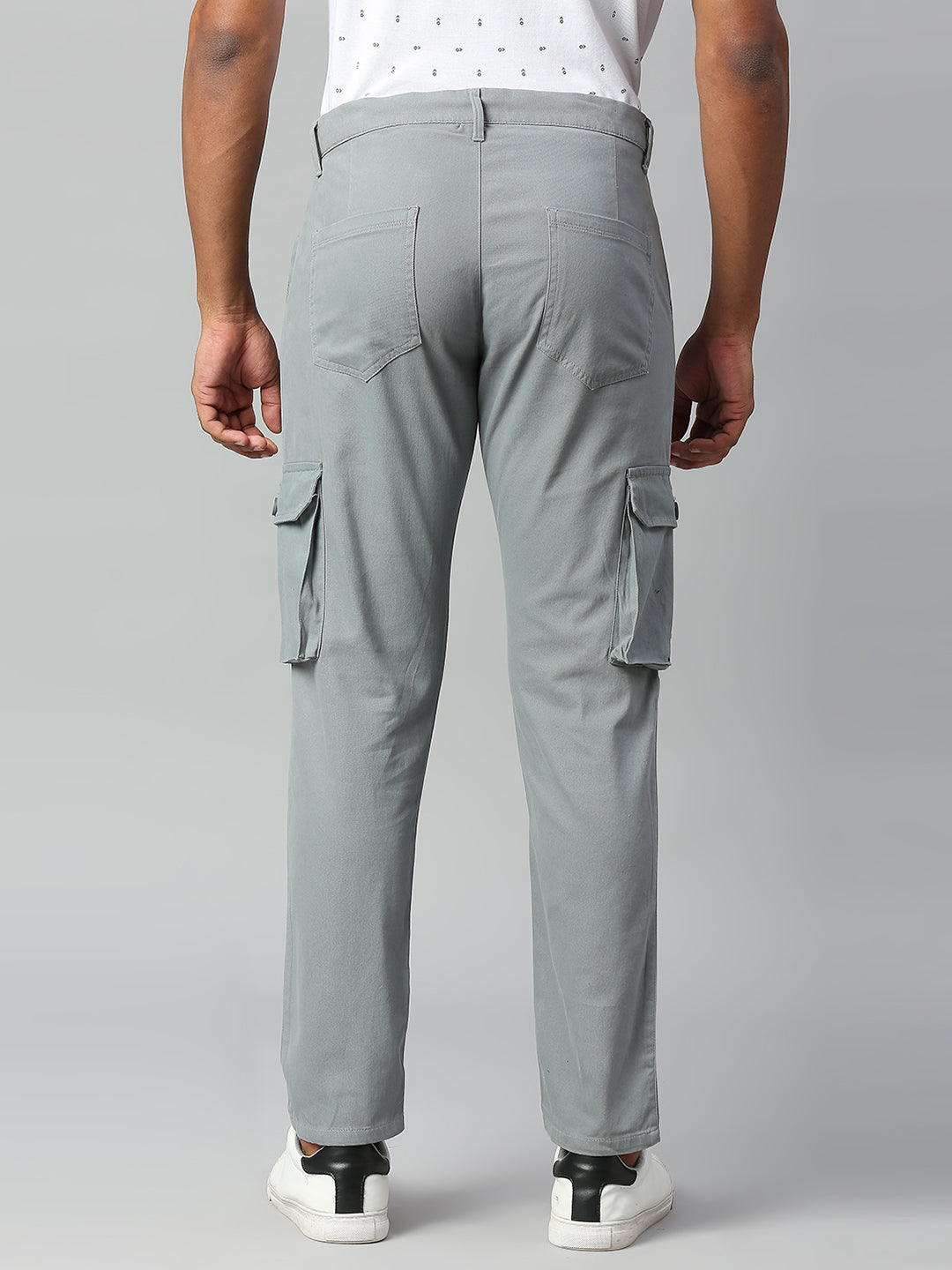 Men's Tapered Fit Cotton Cargo (Aqua)