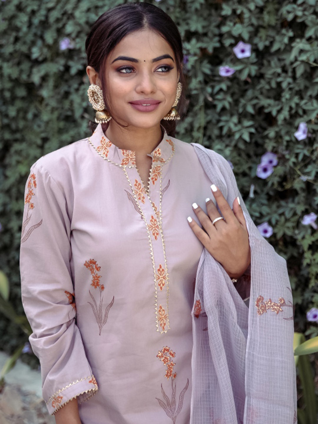 Printed Bagru Kurta Set