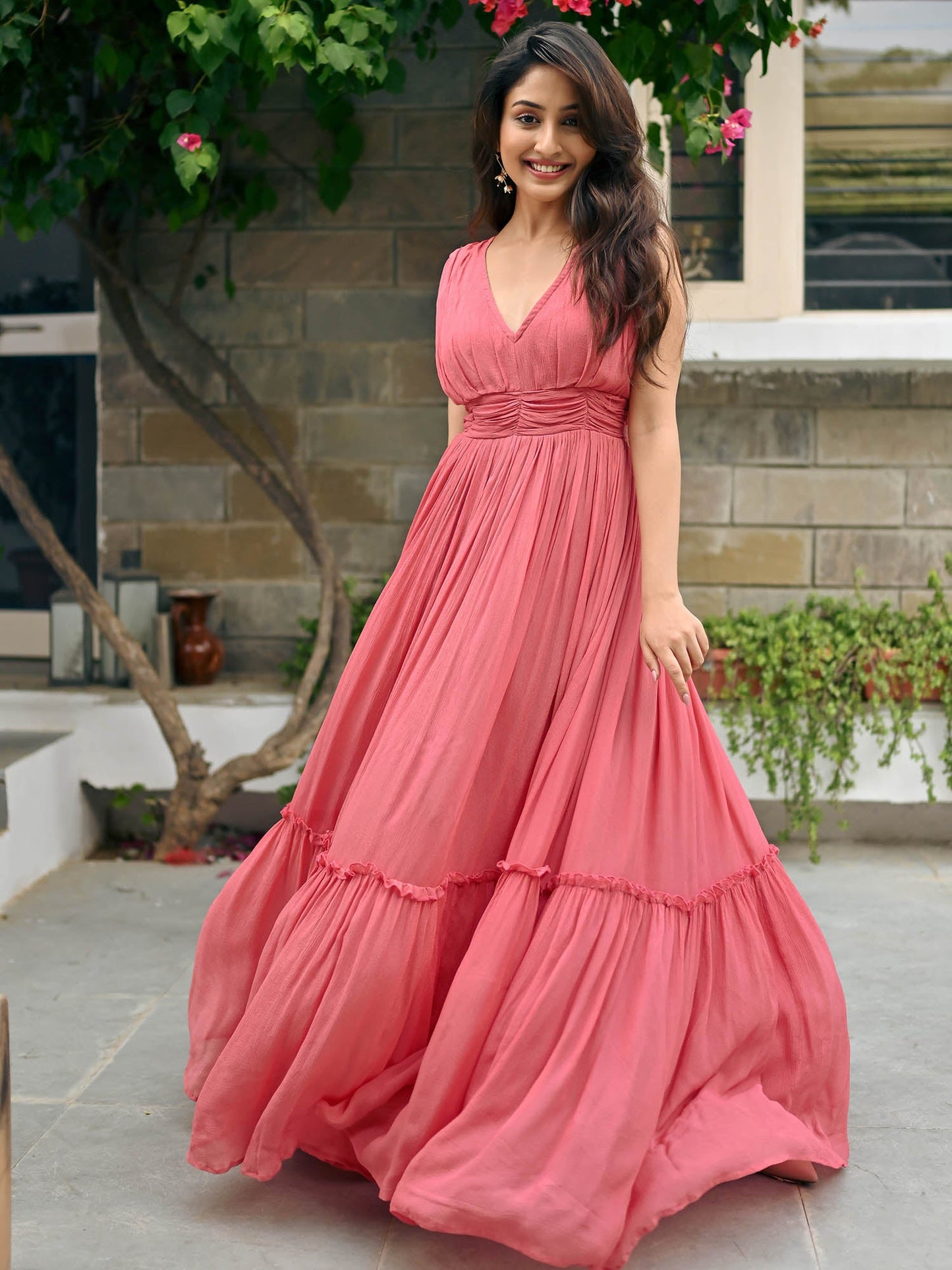 Lucy Chiffon Long Dress
