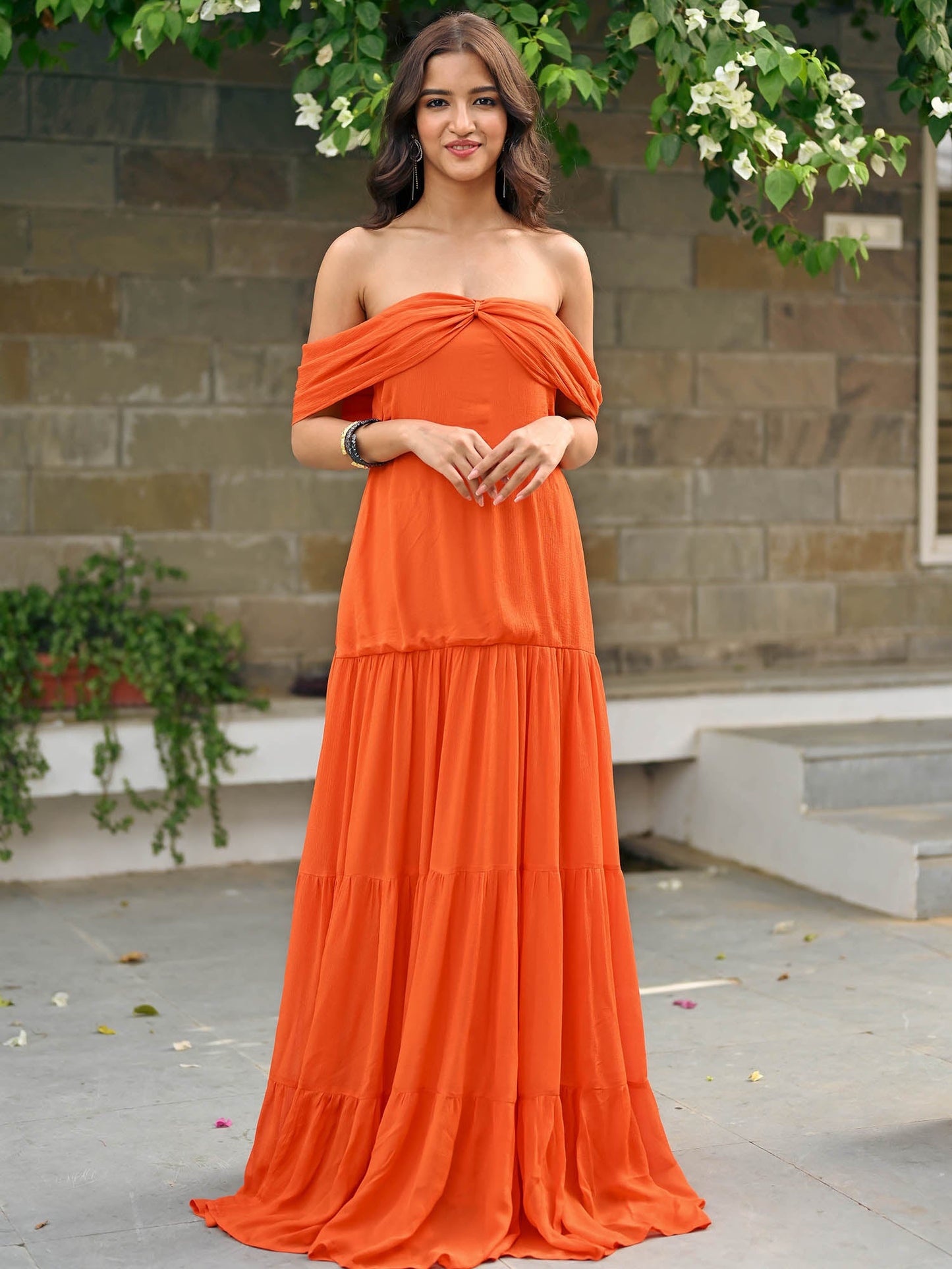 Venti Off Shoulder Dress