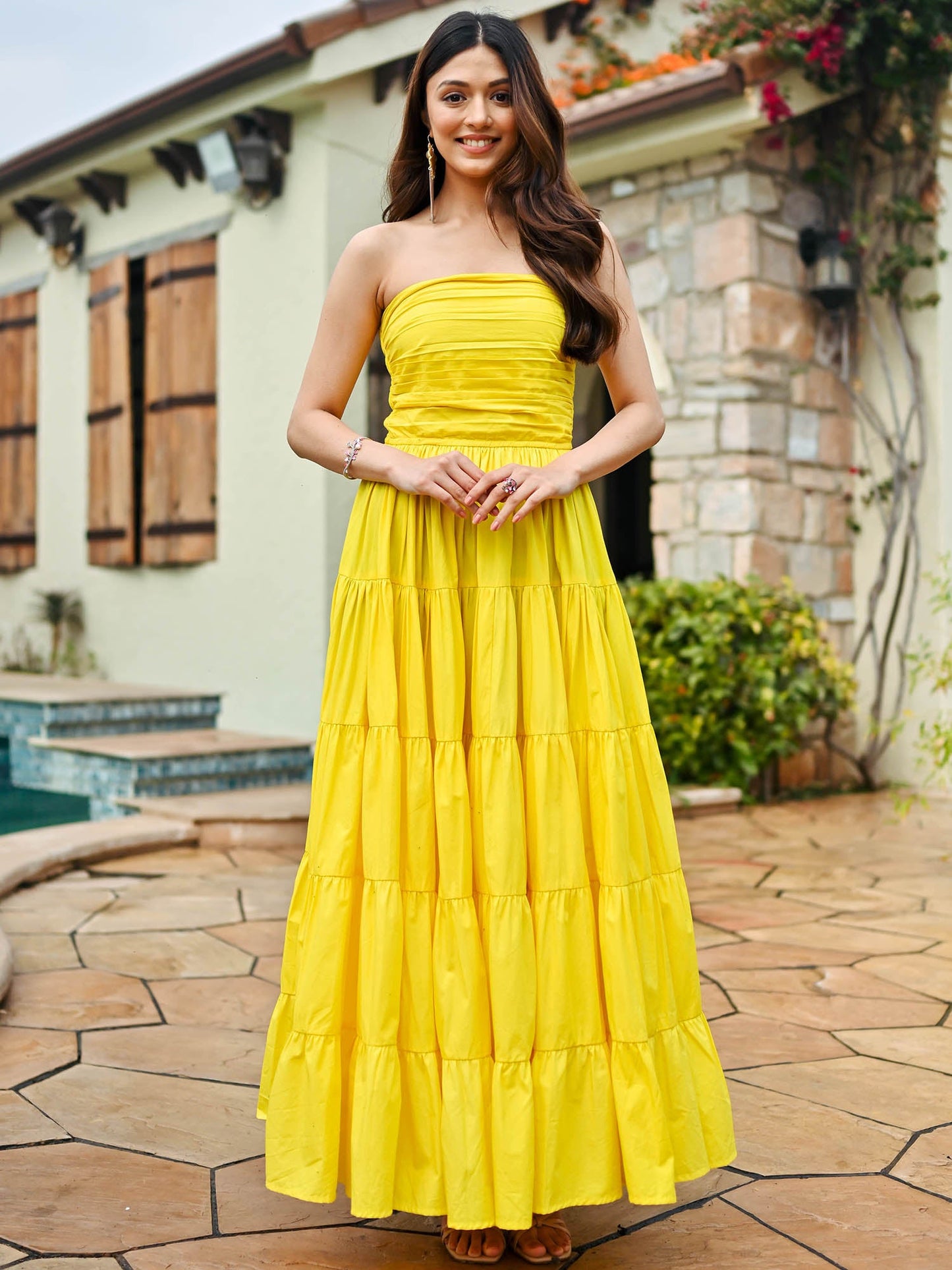 Vanna Poplin Tier Dress