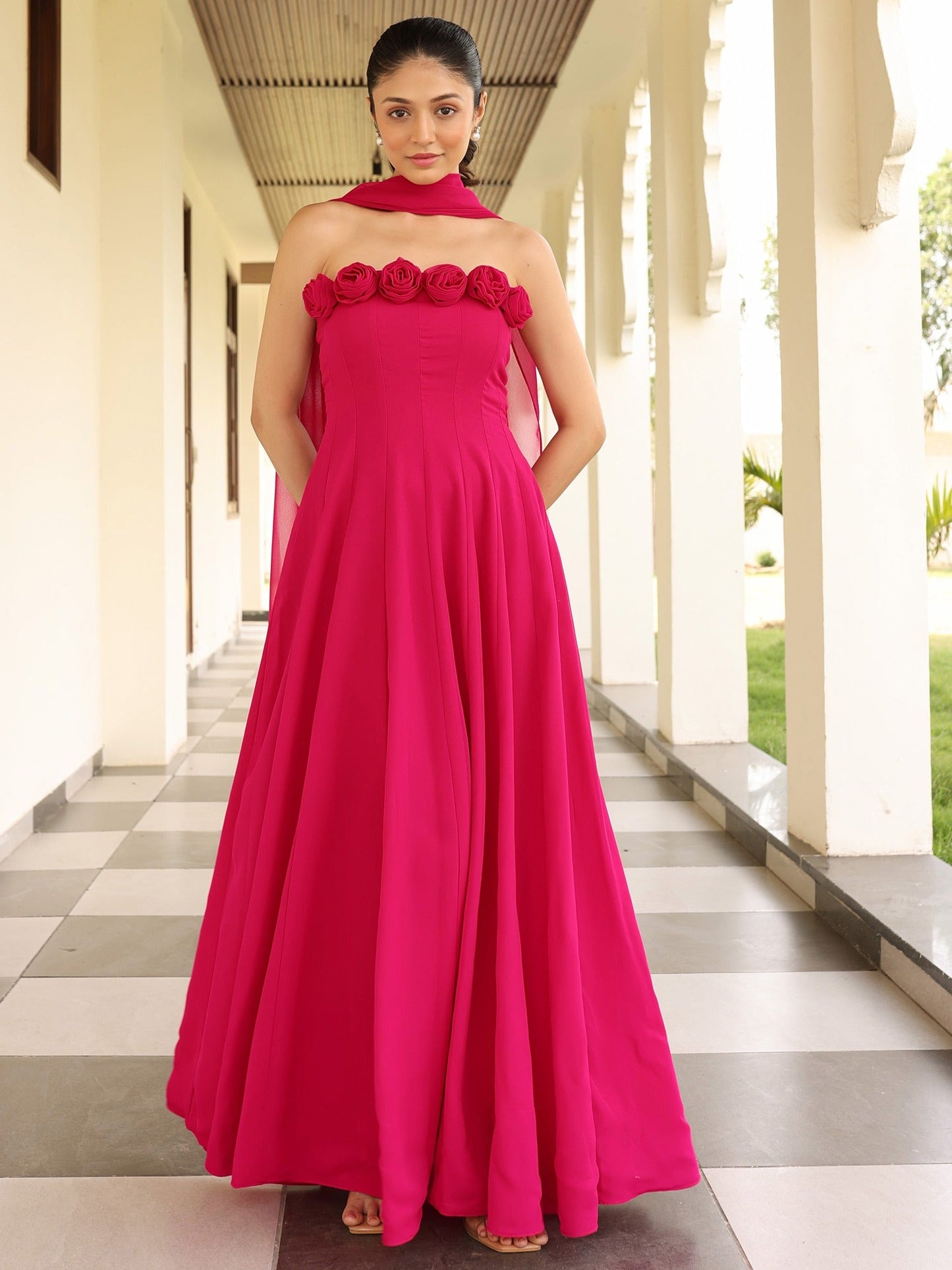 Romantic Rush Scarf Dress