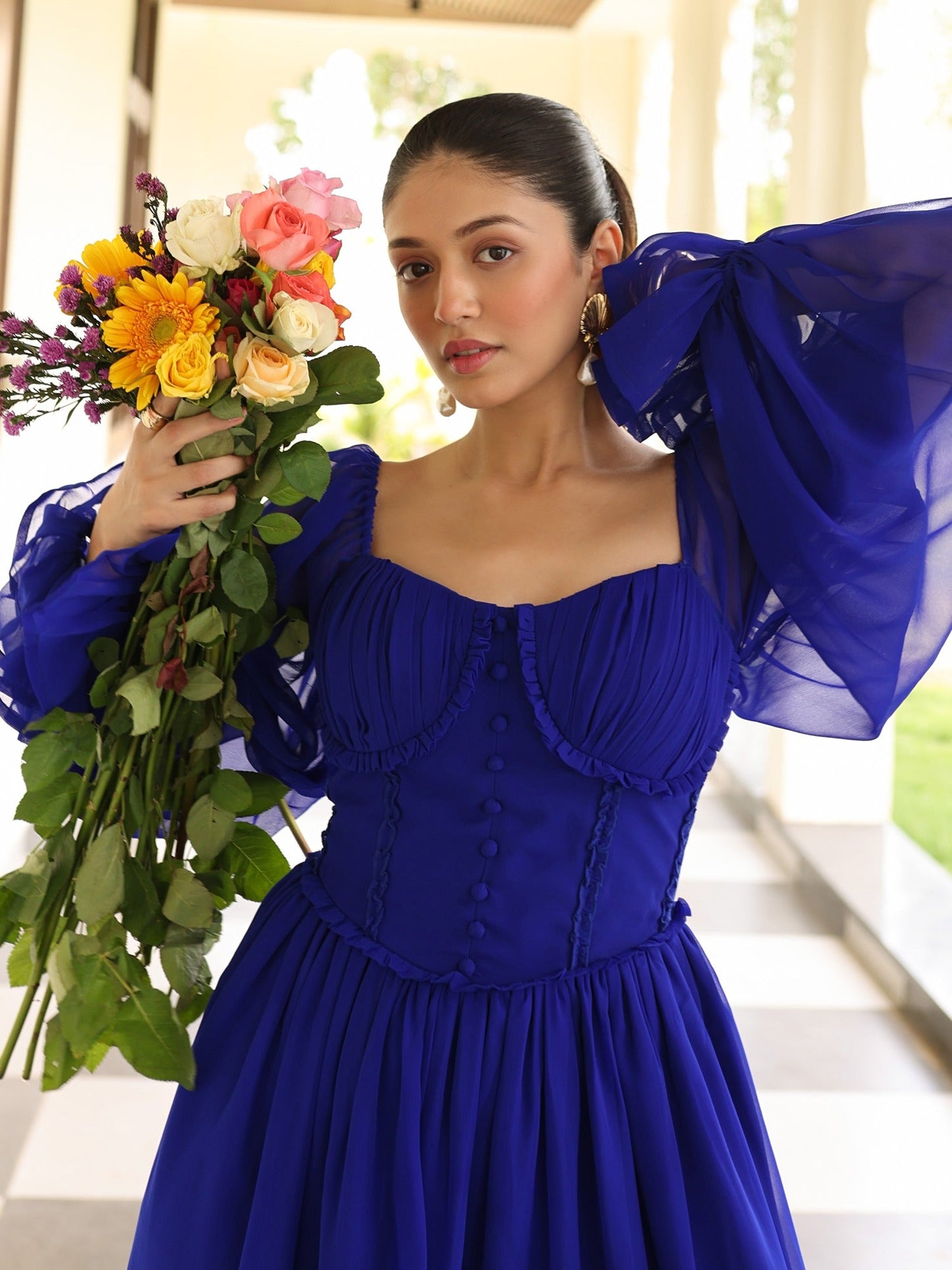 Blooming Blue Dress