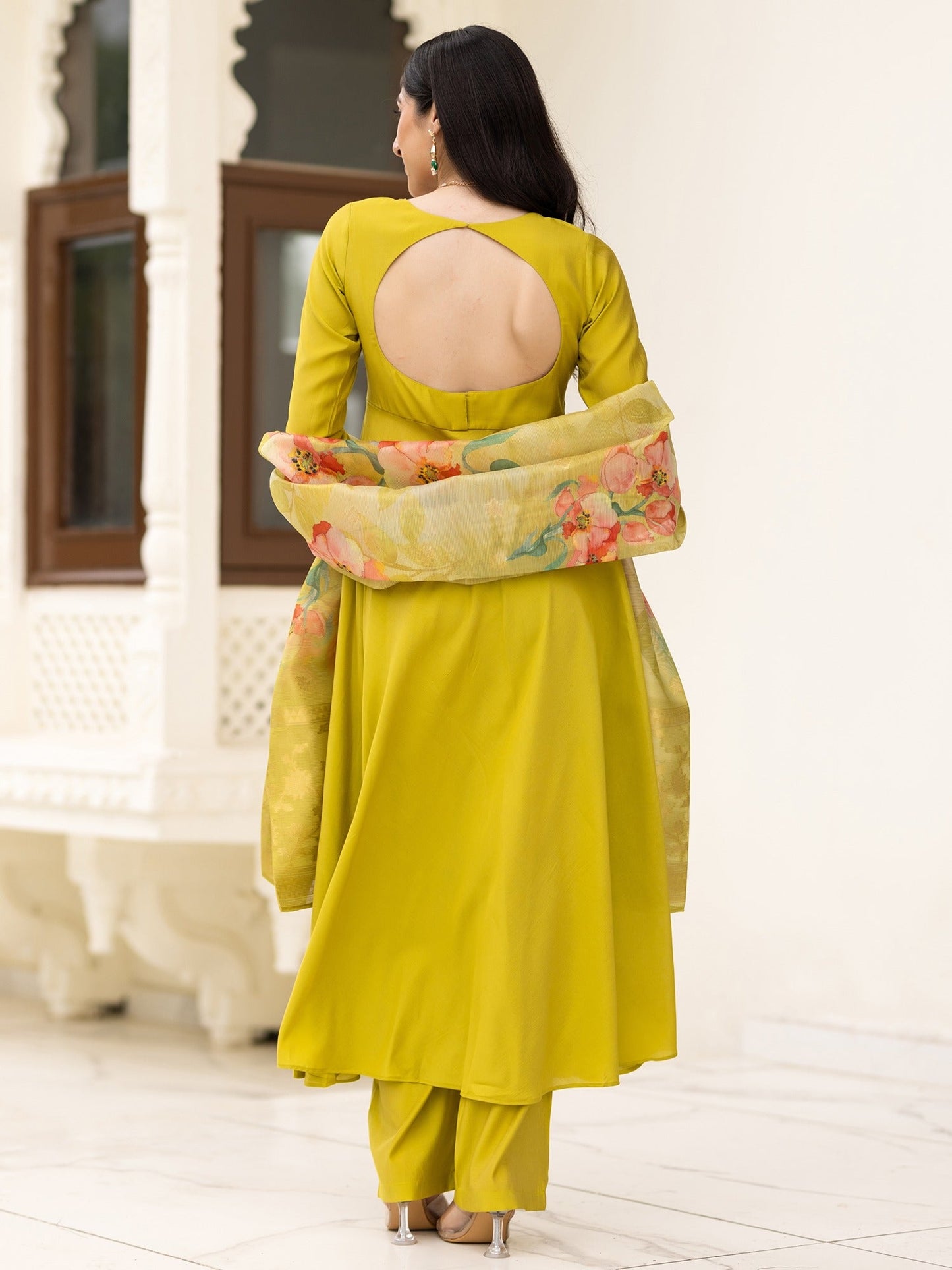 Ethnic Green Suit Set
