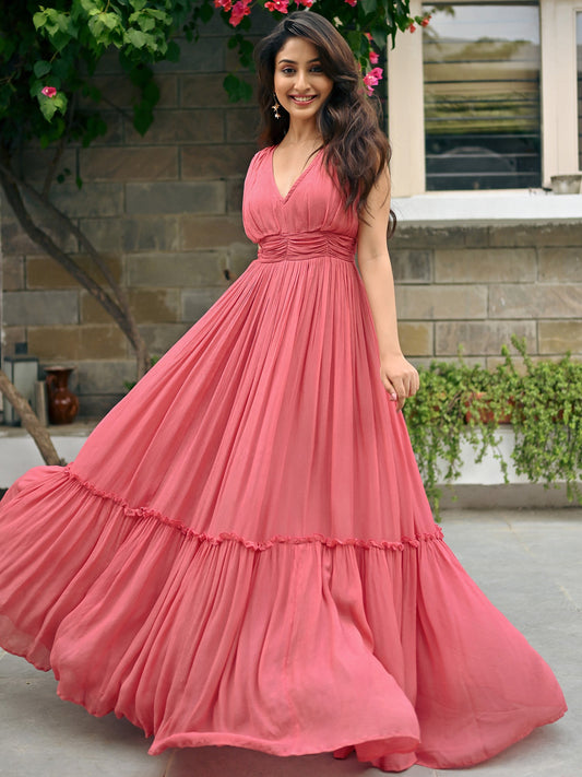 Lucy Chiffon Long Dress