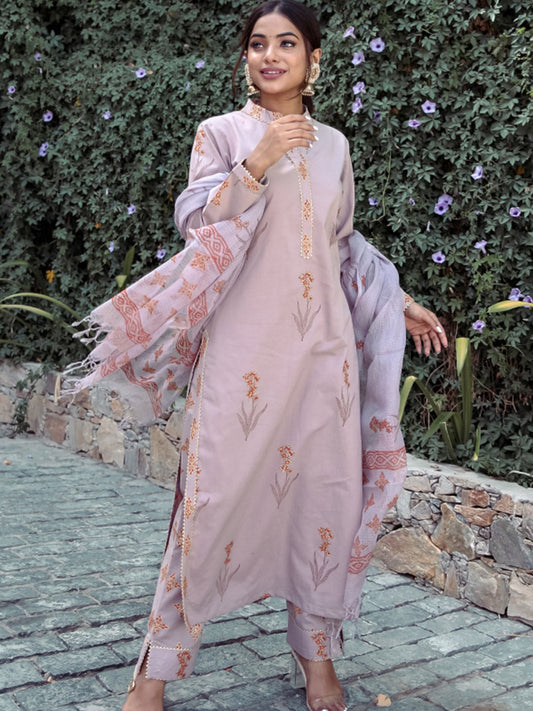Printed Bagru Kurta Set