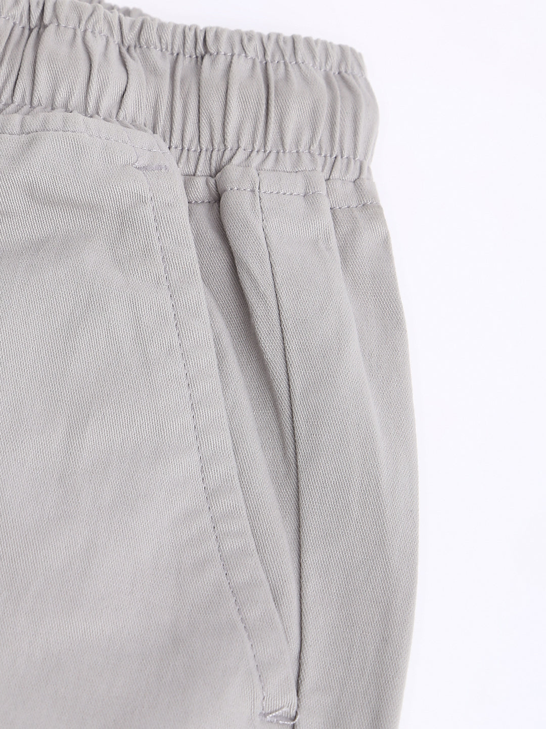 Men's Straight Fit Cotton Joggers (Lightgrey)