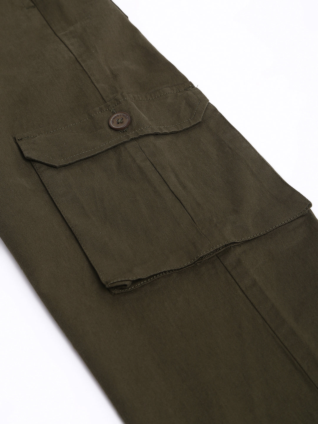 Men's Tapered Fit Cotton Joggers (Olive)