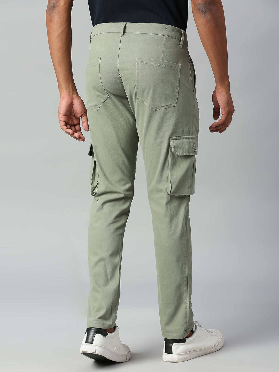 Men's Tapered Fit Cotton Cargo (Sage)