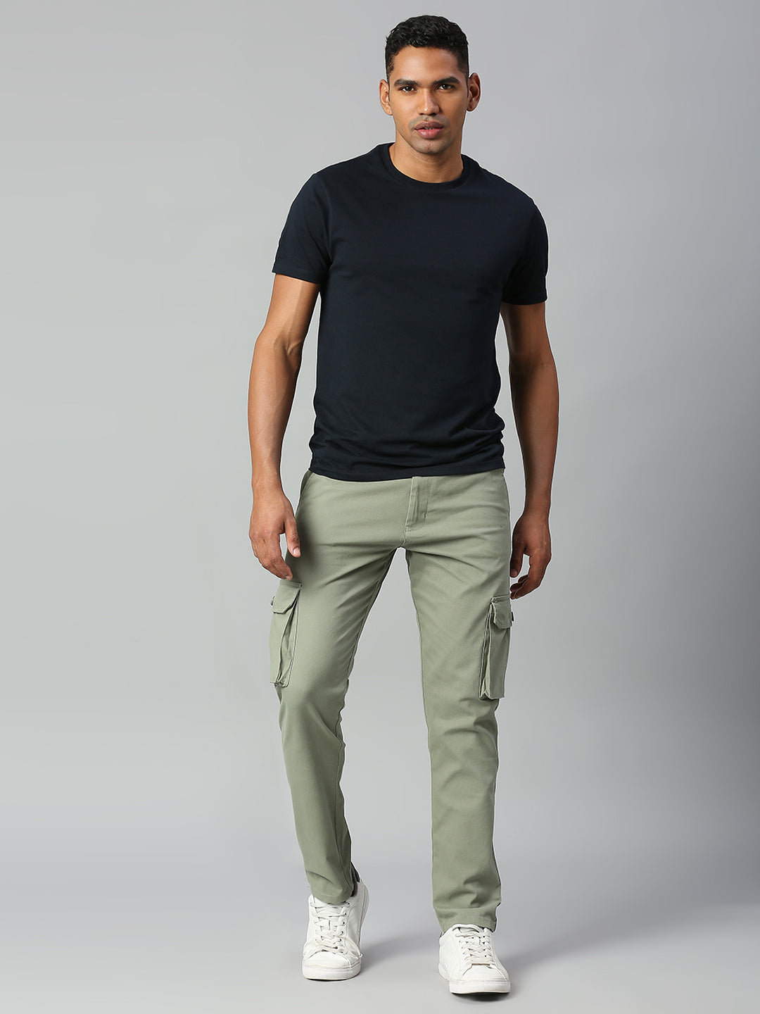 Men's Tapered Fit Cotton Cargo (Sage)
