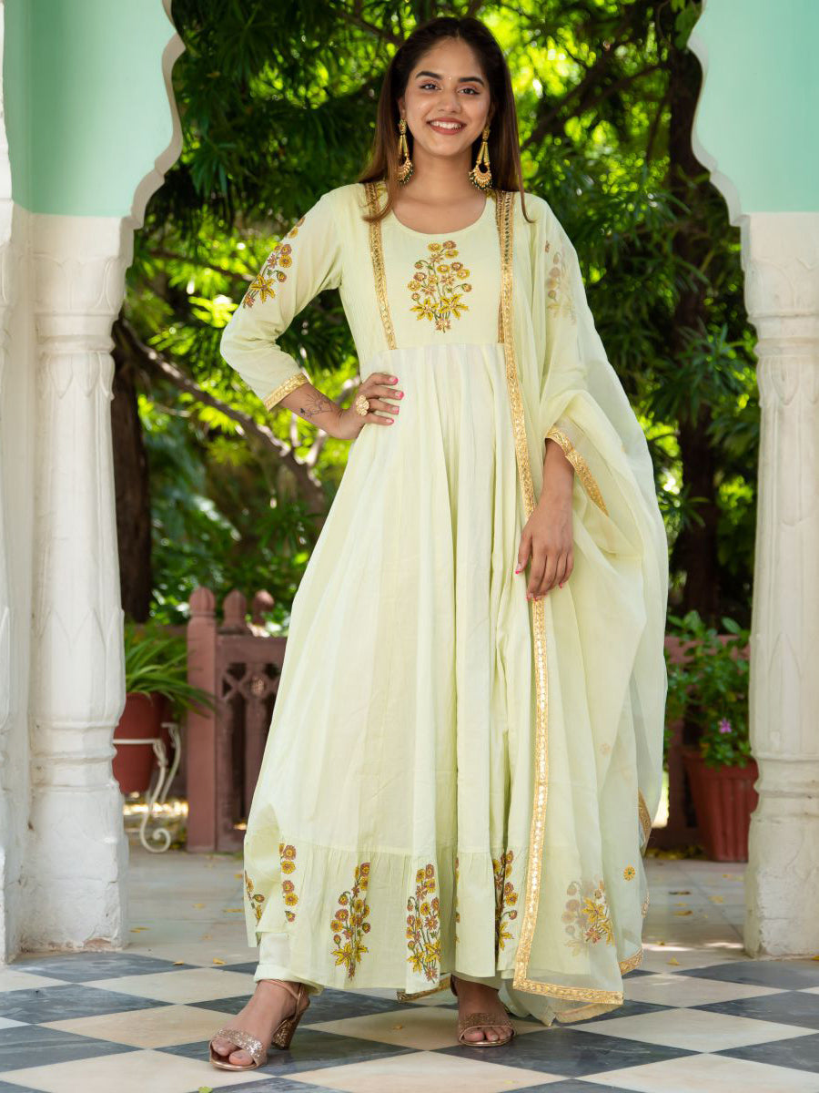 Pista Green Kurta Pant