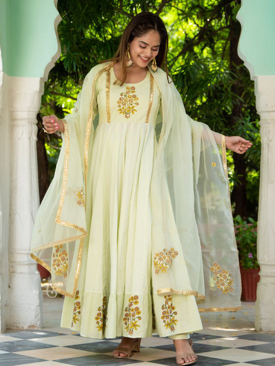 Pista Green Kurta Pant