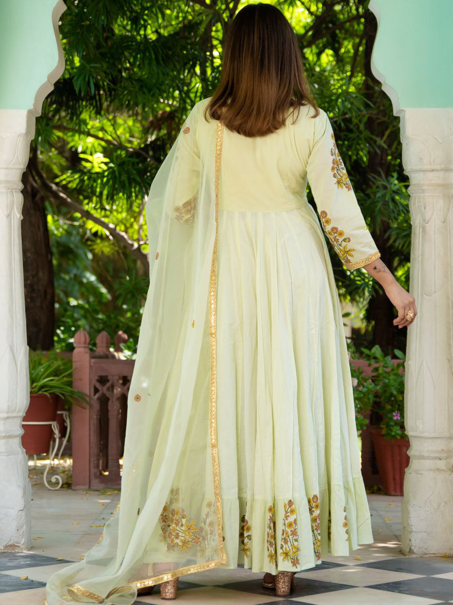 Pista Green Kurta Pant