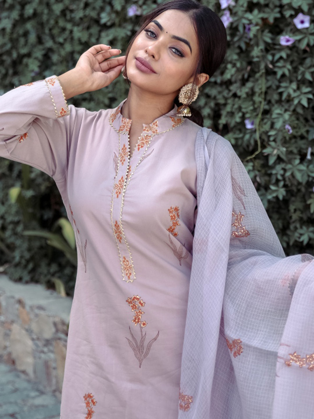 Printed Bagru Kurta Set